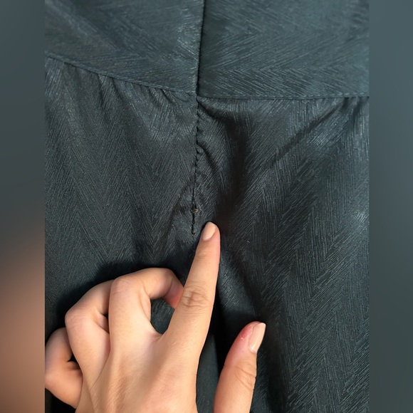 Formal Emerald Ruffle Romper - Picture 8 of 8